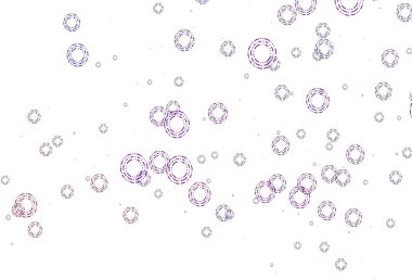 Disklerle hafif Mor vektör dokusu.