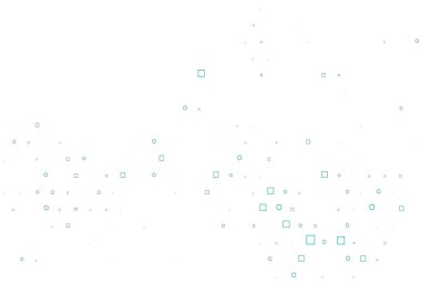 Dairesel ve dikdörtgenli hafif BLUE vektör arkaplanı.