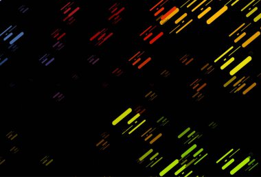 Dar çizgileri olan koyu yeşil, kırmızı vektör deseni.
