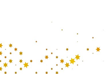 Açık Sarı, Noel yıldızlı turuncu vektör deseni.