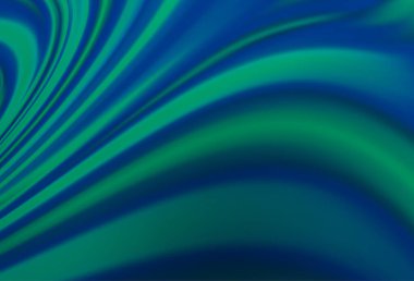 Bükülmüş kurdeleli hafif BLUE vektör arkaplanı.