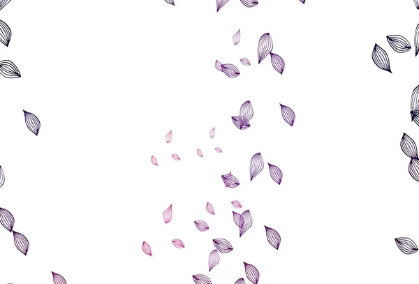 Light Purple Pink Vector Sketch Backdrop — Stock Vector