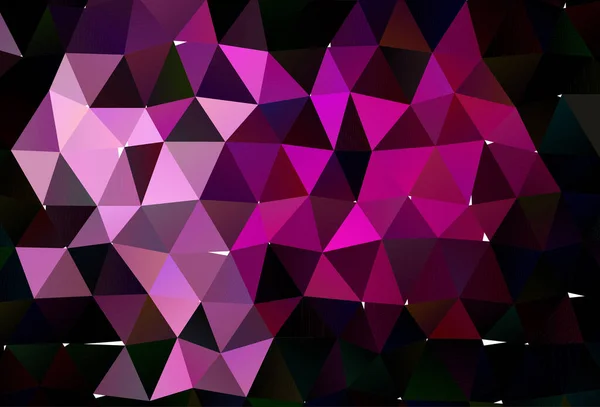 Světle Růžový Vektor Abstraktní Mozaika Pozadí — Stockový vektor