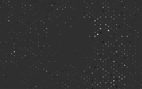 Векторный Шаблон Кристаллами Кругами Квадратами Абстрактная Иллюстрация Красочными Точками Линиями — стоковый вектор