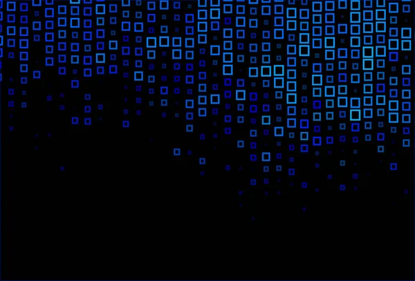 Dark Blue Vector Pattern Square Style — Stock Vector