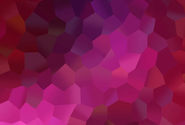 六边形暗粉色矢量模板 — 图库矢量图片