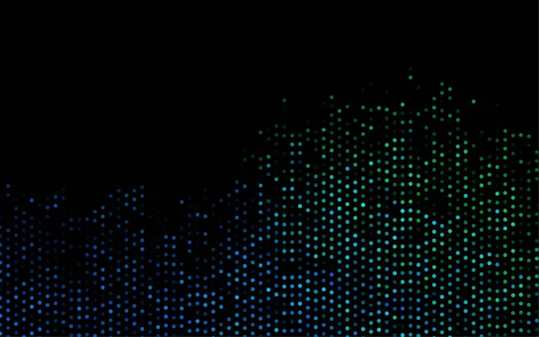 Векторний Шаблон Кристалами Колами Квадратами Абстрактна Ілюстрація Різнокольоровими Точками Лініями — стоковий вектор