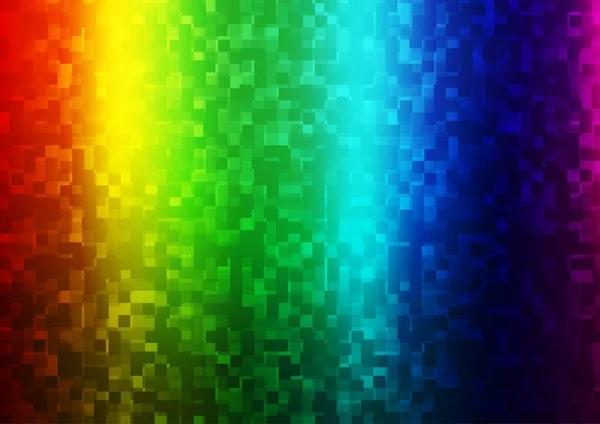 Multicolor Luz Diseño Del Vector Del Arco Iris Con Líneas — Archivo Imágenes Vectoriales