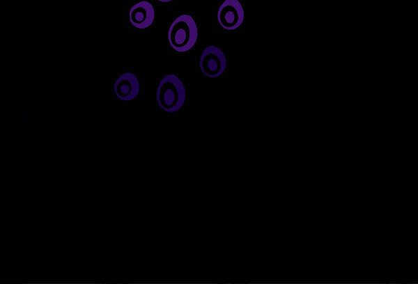 Темно-фиолетовый векторный рисунок со сферами.