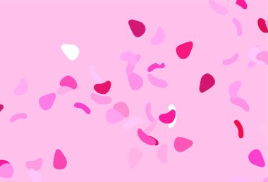 Soyut şekilli açık pembe vektör arkaplanı.