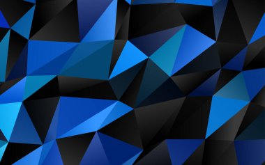 çokgen biçiminde soyut vektör deseni 