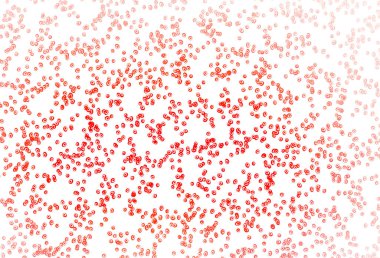 Kabarcıklı açık kırmızı vektör arkaplanı.