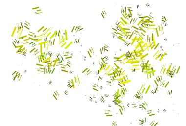 Açık yeşil, dar çizgileri olan sarı vektör deseni.