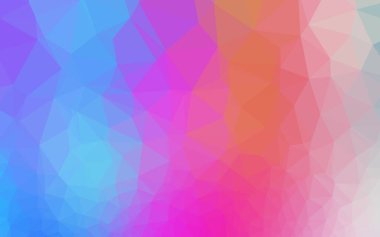 çokgen biçiminde soyut vektör deseni 