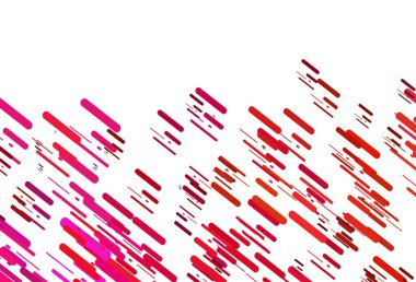 Açık Pembe, tekrarlanan çubuklu sarı vektör şablonu.