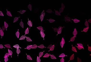 Koyu pembe vektör el boyaması şablon.