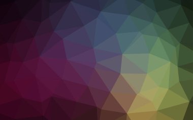 çokgen biçiminde soyut vektör deseni 