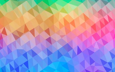 çokgen biçiminde soyut vektör deseni 