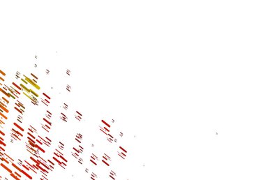 Düz çizgileri olan Açık Turuncu vektör arkaplanı.