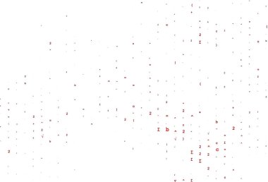 Matematik elementleriyle Açık Turuncu vektör kapağı.