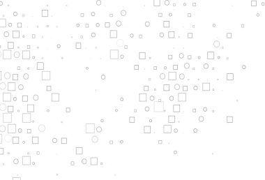 Açık Gümüş, gri vektör arkaplanı noktalı, noktalı, küplü.