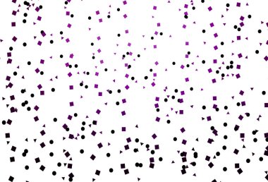 Satır, daire ve eşkenar dörtgenli hafif Mor vektör arkaplanı.