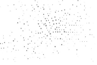 Açık Gümüş, kart işaretli gri vektör arkaplanı.