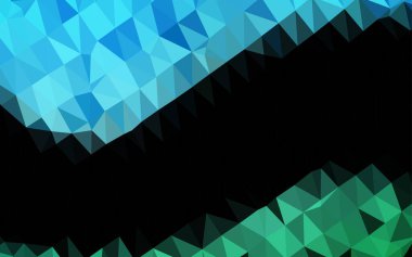 çokgen biçiminde soyut vektör deseni 