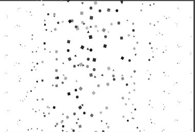 Aydınlık Gümüş, gri vektör örtüsü daireler şeklinde çokgen.