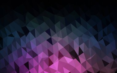 çokgen biçiminde soyut vektör deseni 