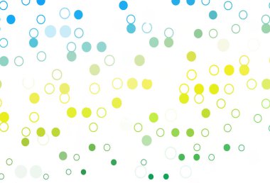 Açık mavi, benekli sarı vektör kapağı.