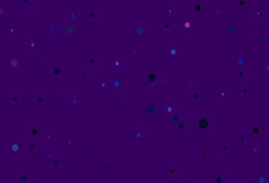 Açık Pembe, daire şekilli Mavi vektör düzeni.