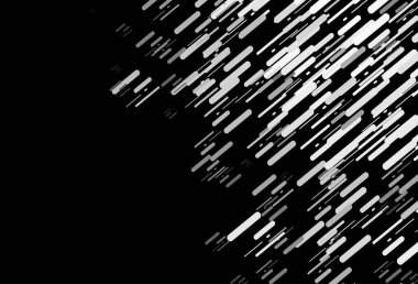 Koyu Gümüş, uzun çizgileri olan gri vektör arkaplanı.