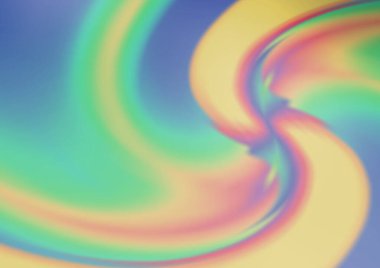 Parlak ton renklerinde bulanık kıvrımlar, eğimli belirsiz soyut çizimler. İşiniz için yepyeni bir tasarım. 