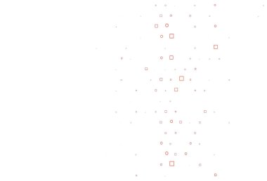 Disklerle, dikdörtgenlerle Açık Turuncu vektör dokusu.