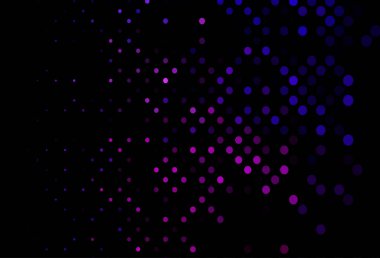 Kabarcıklı koyu mor vektör arkaplanı.