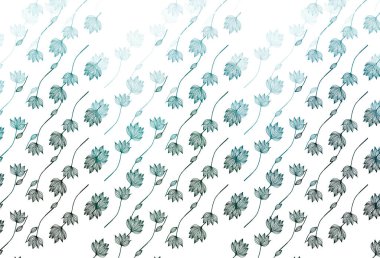 Açık Yeşil vektör karalama deseni.