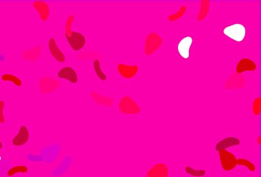 Açık Mor, soyut şekilli Pembe vektör arkaplanı.