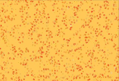 Açık Sarı, baloncuklu Turuncu vektör arkaplanı.