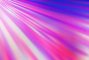 Açık Pembe, düz çizgileri olan Mavi vektör arkaplanı.