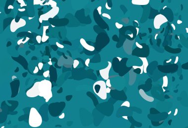 Rastgele biçimlerde açık mavi vektör dokusu.