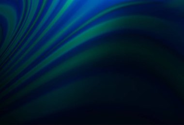 Çizgileri, ovalı koyu mavi vektör deseni.