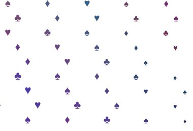 Kart işaretli Açık Mavi, Kırmızı vektör arkaplanı.