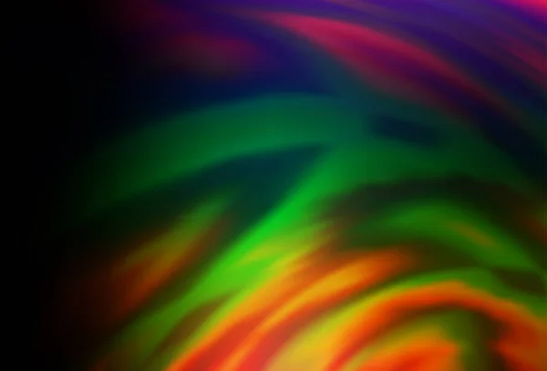 Dark Multicolor Rainbow Vector Abstracte Heldere Template — Stockvector