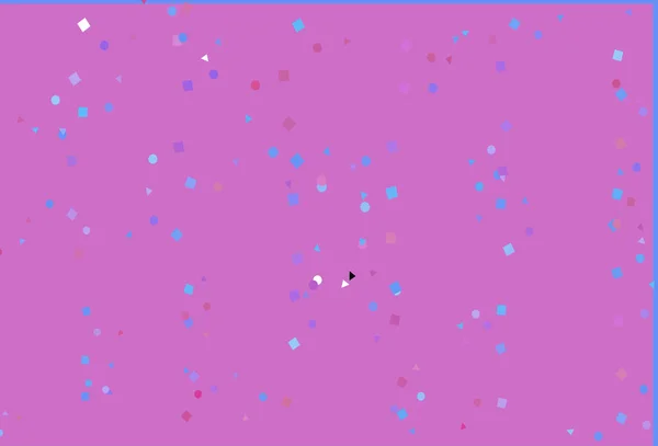 浅粉色 蓝色矢量背景 — 图库矢量图片