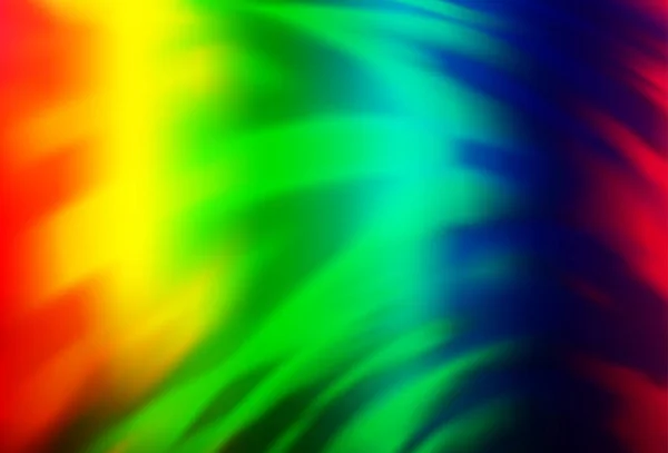Light Multicolor Rainbow Vektor Abstrakt Suddig Layout — Stock vektor