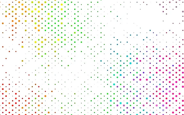 Vector White Backdrop Dots Illustration Set Abstract Circles — Stock Vector