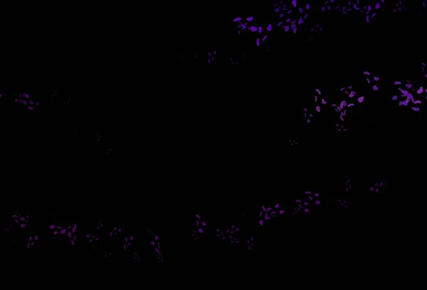 Dark Purple Vektor Hintergrund Mit Abstrakten Formen — Stockvektor