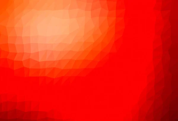 Světle Červené Vektorové Abstraktní Polygonální Uspořádání — Stockový vektor