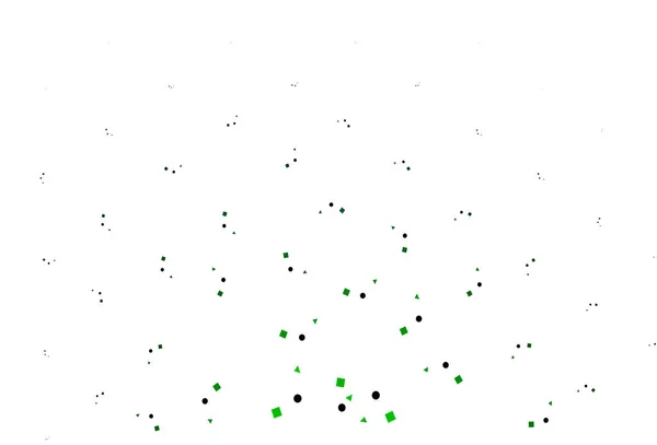 Светло Зеленая Векторная Текстура Стиле Poly Кругами Кубиками — стоковый вектор